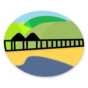 Ysgol y Traeth logo